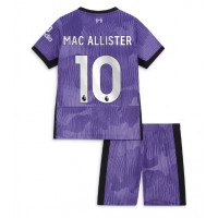 Liverpool Alexis Mac Allister #10 Tretí Detský futbalový dres 2023-24 Krátky Rukáv (+ trenírky)